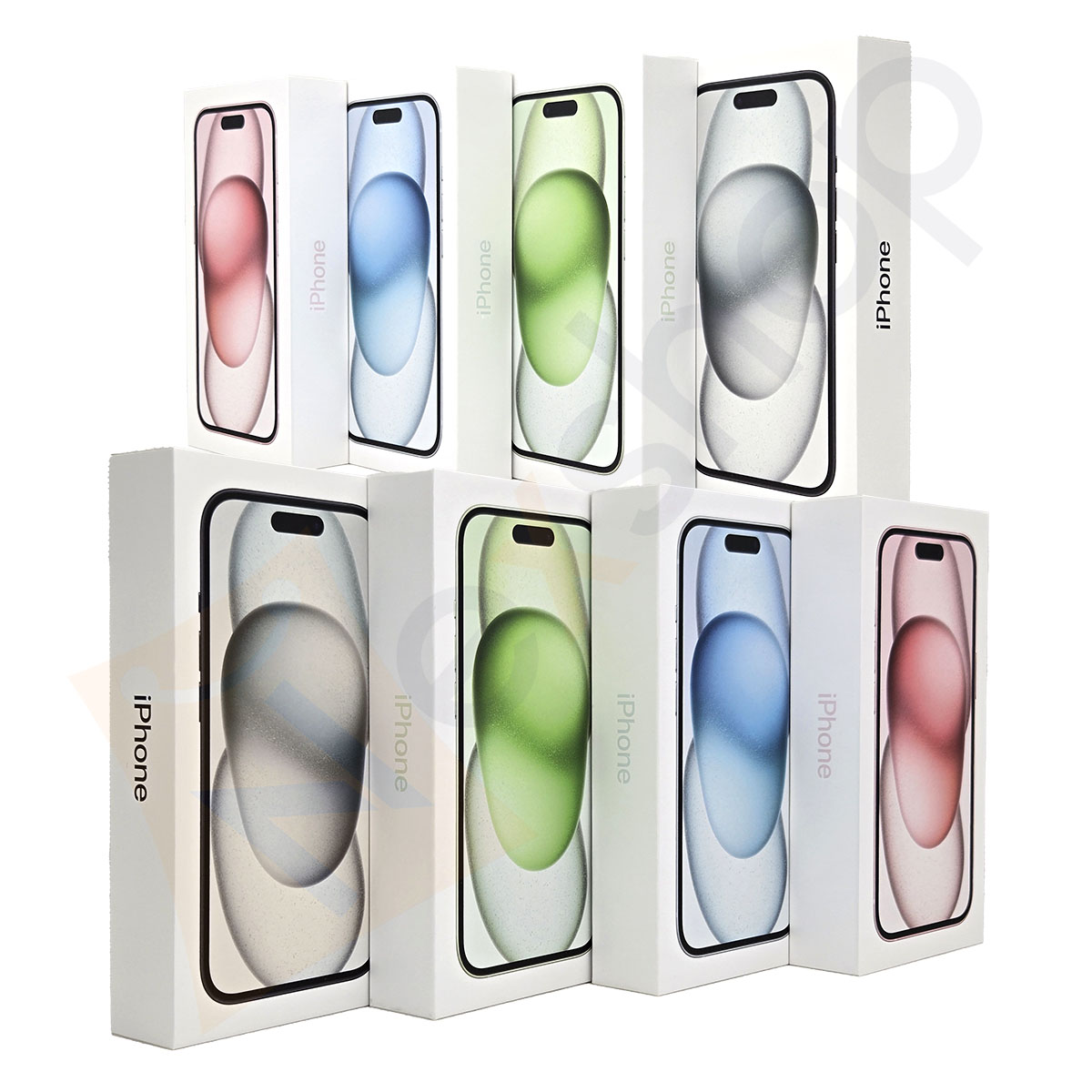 Original BOX for Apple iPhone 15 or 15 Plus with Sticker & Manuals