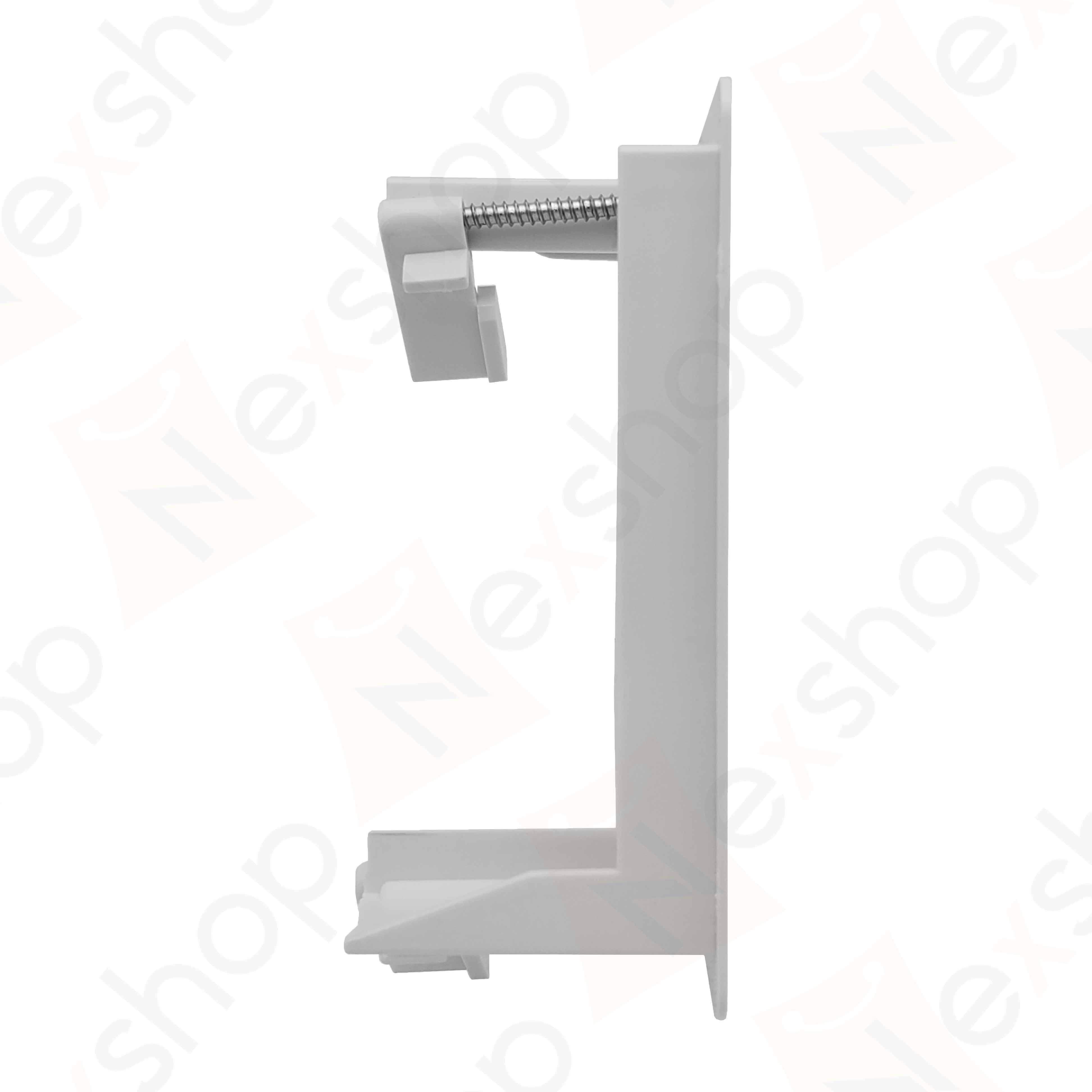 thumbnail image 2 of 2-Pack Single Gang Brush Wall Plates With Mounting Brackets - White Cable Management For HDMI, Ethernet & Audio Wires 2 of 11
